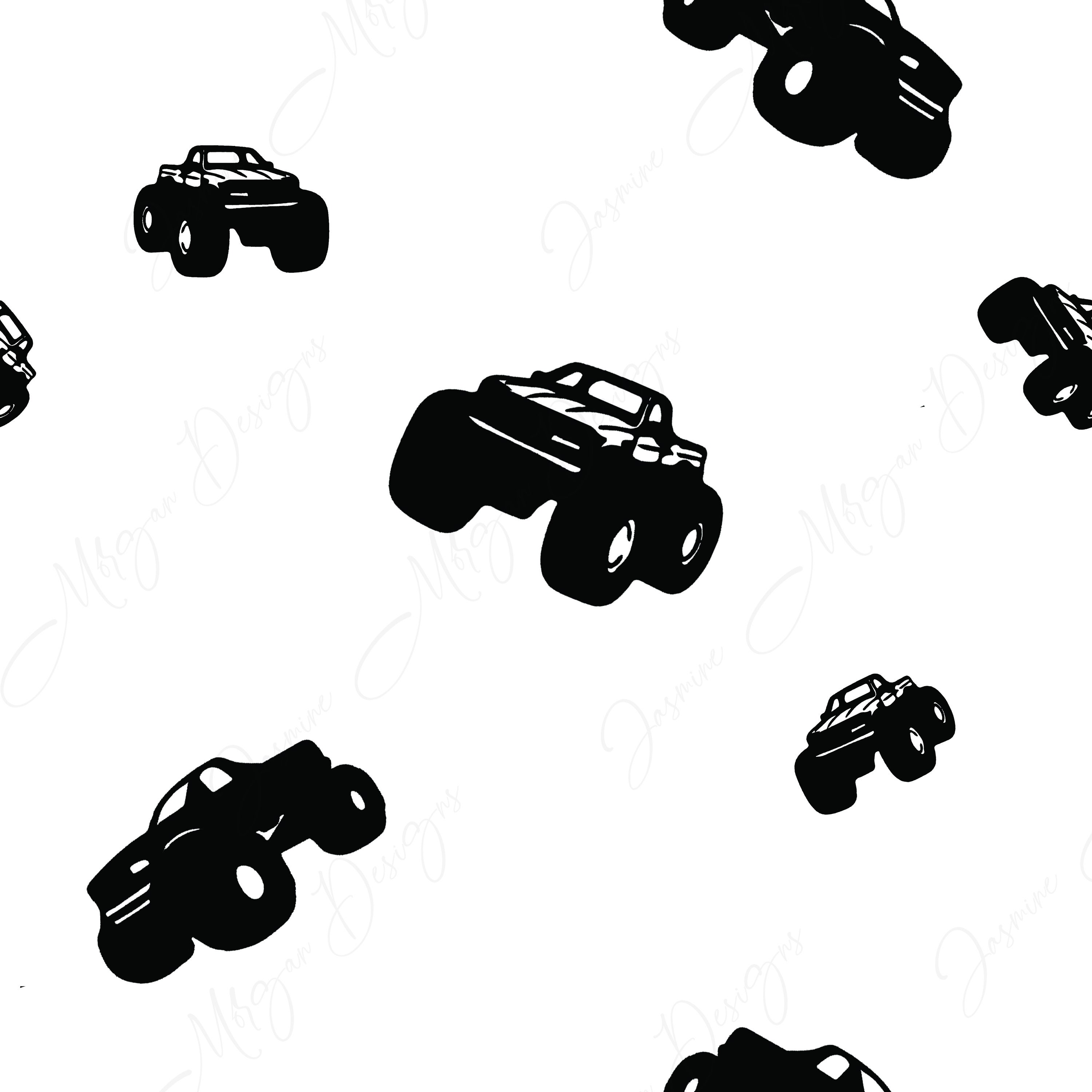 Printable Monster Truck Patterns