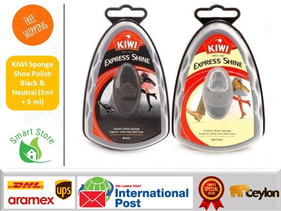 Abnormaal Nylon maatschappij Kiwi Express Shine Schoenpoets Instant Shine Sponge 5ml Zwart - Etsy  Nederland