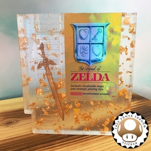 Retro Game Cartridge - NES Games - Gamer Gifts - Resin Art - Nintendo - Vintage Games - gaming gifts - Retro - Christmas - Legend of Zelda