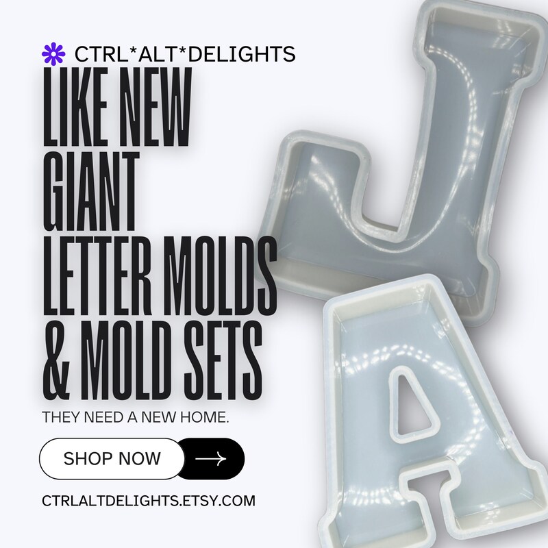 Letter Mold - Etsy