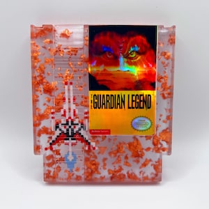 The Guardian Legend NES Cartridge Art: Rose Gold Resin Replica