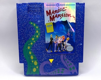 Maniac Mansion Resin NES Cartridge: Retro Gamer Decor