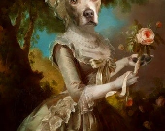 Custom Renaissance Pet Portrait: Personalized Pet Art (Digital JPEG)