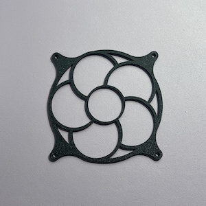 Grille de ventilateur pour PC personnalisée au design floral minimaliste - Accessoire de jeu élégant pour PC pour un refroidissement et une esthétique améliorés - Cache de ventilateur pour PC Daisy - Floral
