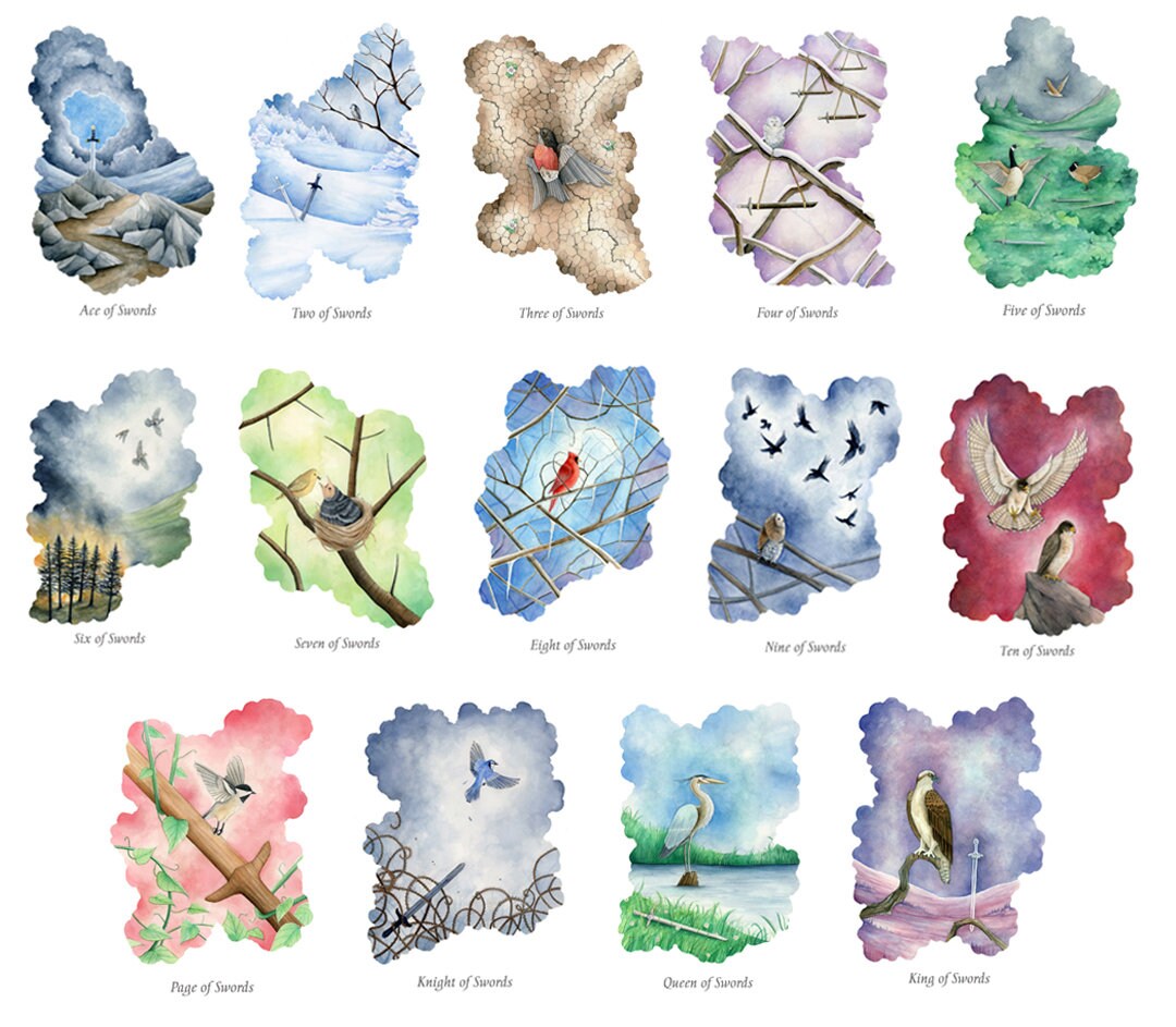 英語版 The WilderWoven Tarot タロットカード The Wilderwoven Tarot & PDF Guidebook - Etsy