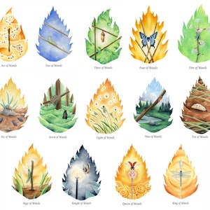 WilderWoven Tarot & PDF-guidebok bild 8