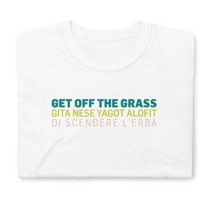 Princess Diaries Inspired Fan Art T-Shirt Get off the Grass, Tshirt Gift, Funny Gift, Best Friend Gift, Disney Movie Original, Fast Shipping