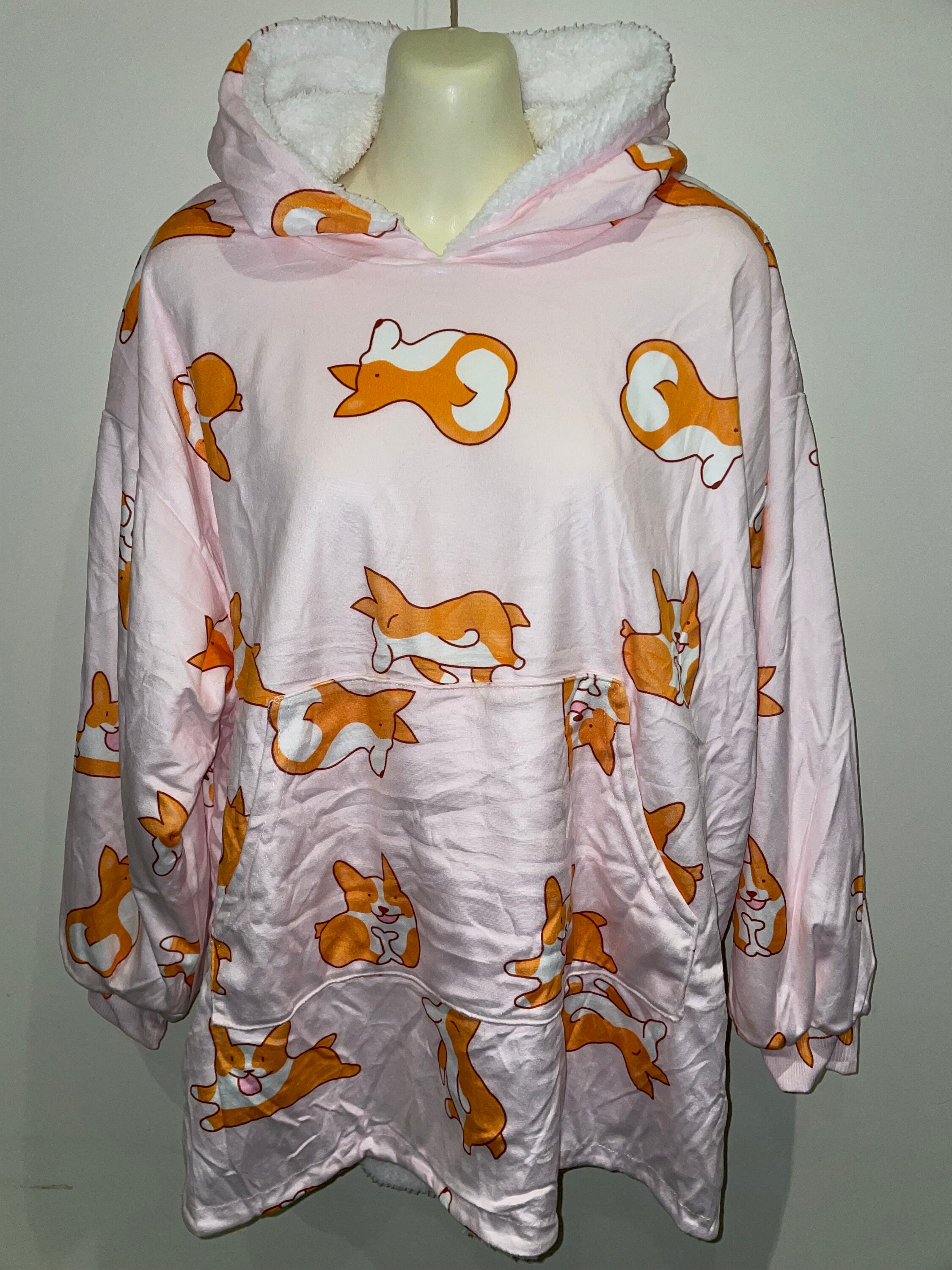 Oversize Kids Hoodie Blanket Fur Lined Kids Unisex Etsy