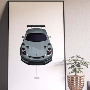 Porsche 718 Cayman GT4 RS Basic Series Wall art, Poster print