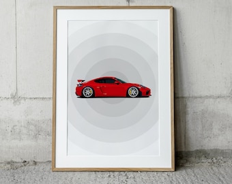 ポルシェ 718 ケイマン GT4 RS 1:43 ミニチャンプス レッド - Etsy 日本
