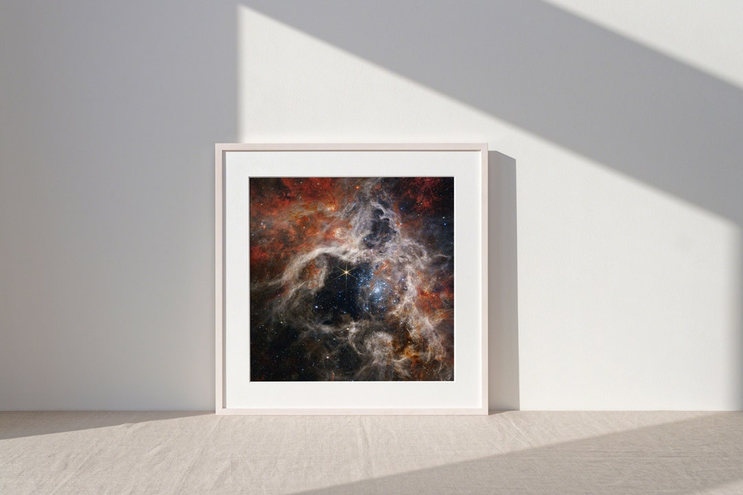 The Tarantula Nebula - James Webb Telescope Image Print - Premium ...