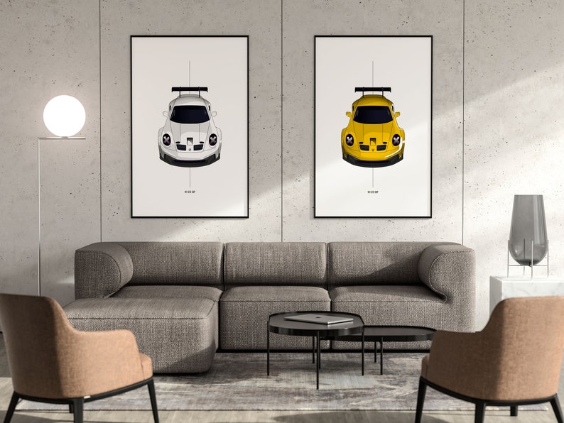 Porsche 992 GT3 Cup Basic Series Wall Art, Poster Print Etsy