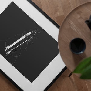 SpaceX Starship Angle 03 - Premium Matte Poster Print