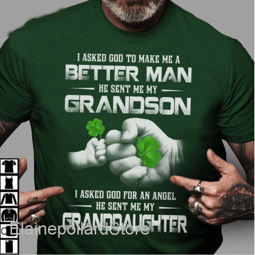 Gift for grandparents on st patrick's day 2021 grandpa Etsy