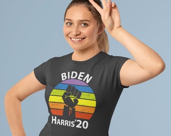 Biden Harris 2020 LGBTQ+ Gay Pride Joe Biden Kamala Harris T-Shirt