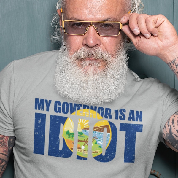 Bullock, My Governor is an Idiot T-Shirt, Anti Steve Bullock Shirt, Montana, Recall Bullock Shirt