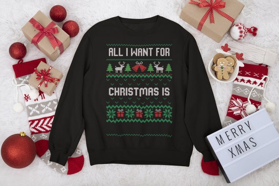 Pull moche de noel personnalisé hotsell