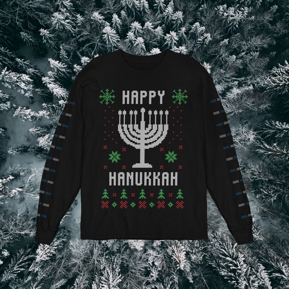 Happy shop hanukkah jumper