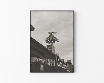Bartryck med Million Dollar Cowboy: Vintagekonst i Wyoming (JPG och PDF)