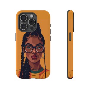 Trendy Black Girl Tough Handyhülle, African Girl Melanin Handyhülle, iPhone Hülle, Black Girl Hülle, Black Girl ästhetische Hülle, MelaninGifts