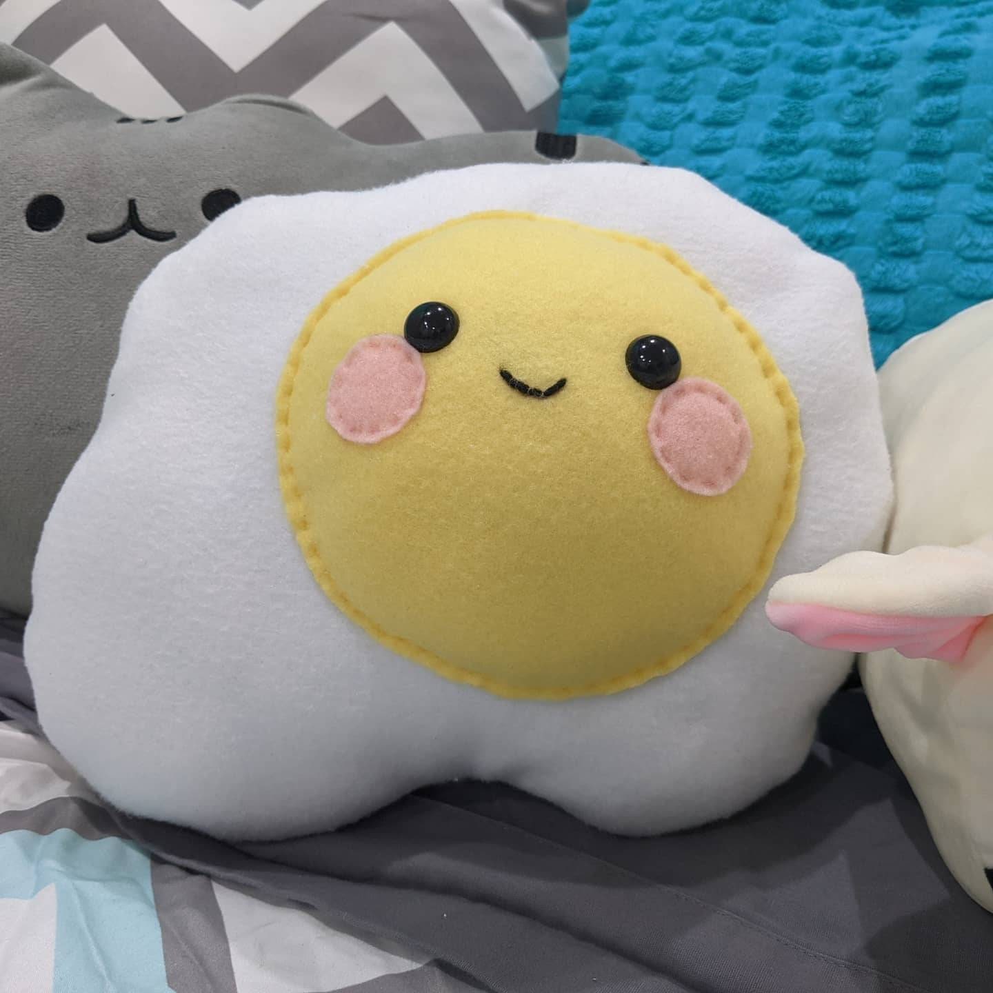 sad egg plush