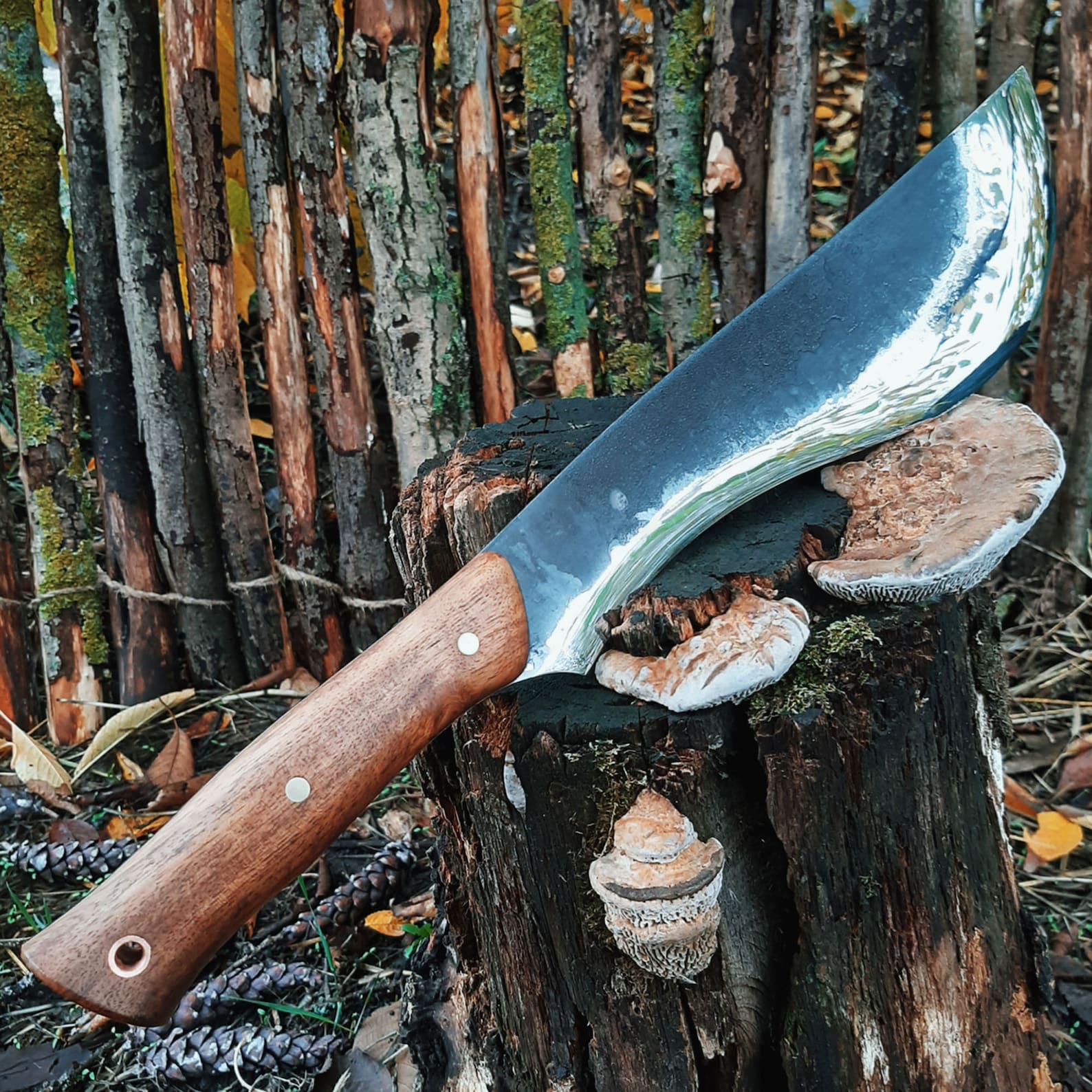 Hand Machete Bushcraft Gear Carbon Steel Machete Etsy