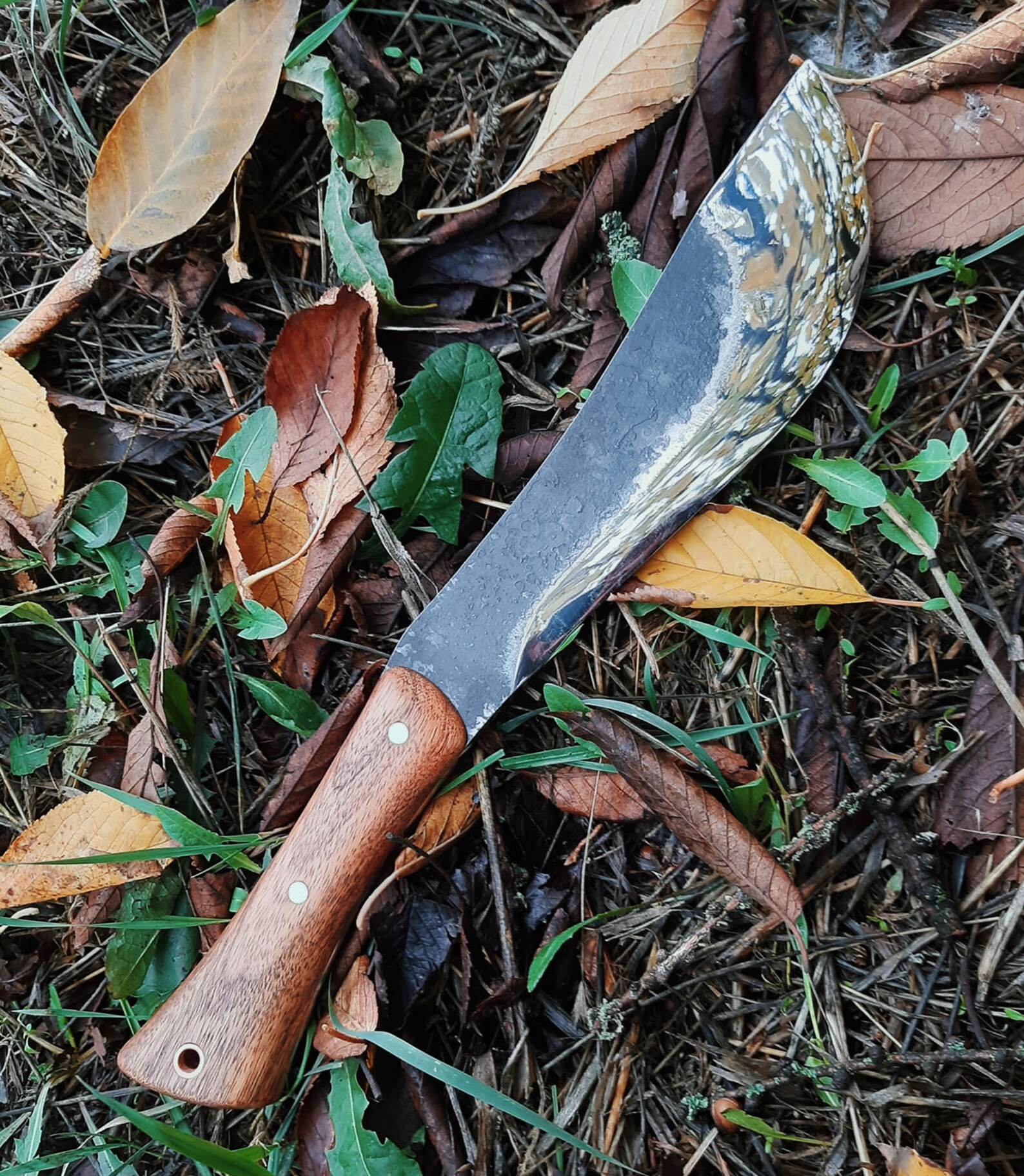 Hand Machete Bushcraft Gear Carbon Steel Machete Etsy