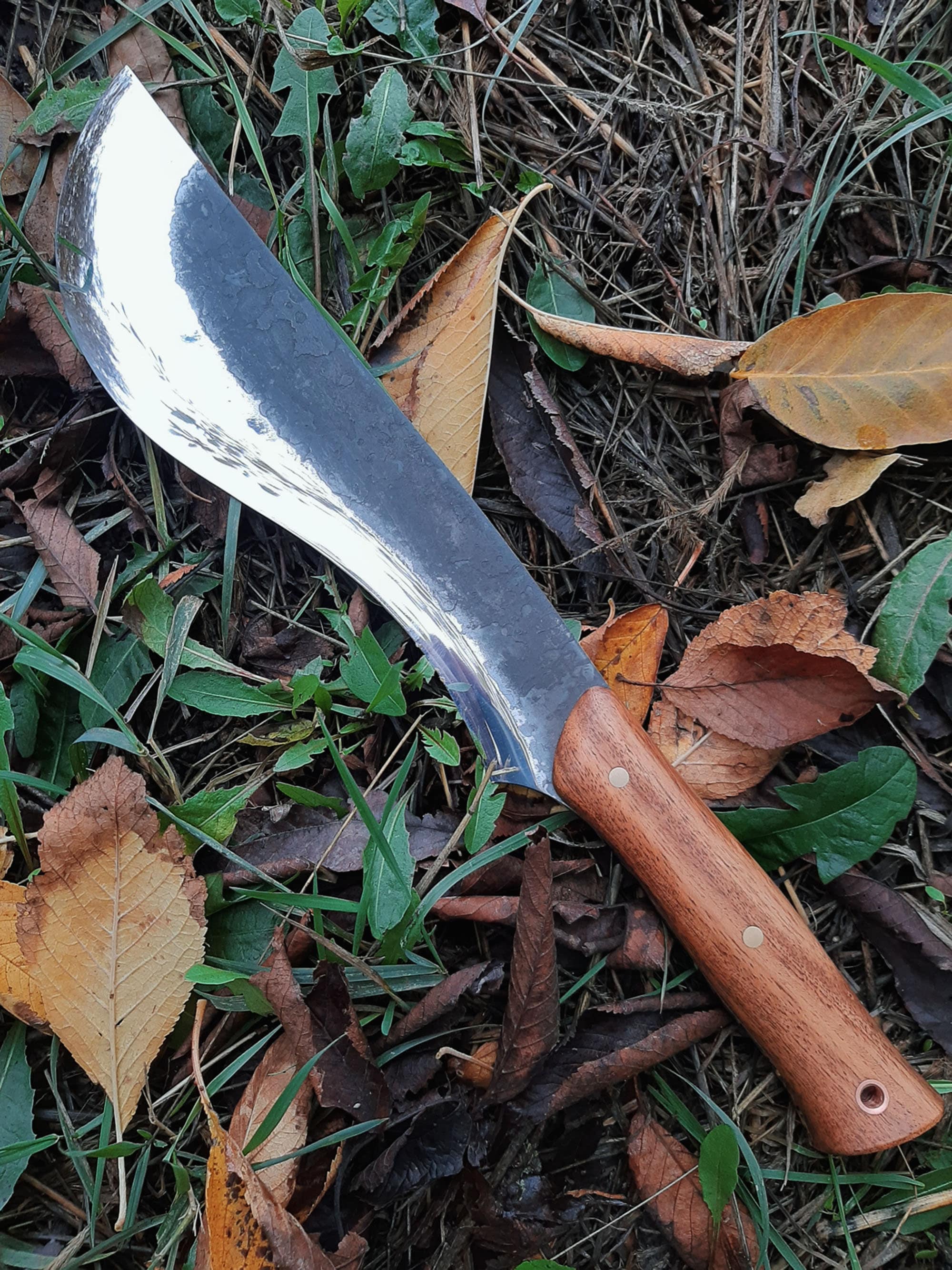 Machete Handmade Bushcraft Gear Carbon Steel Machete Camping Etsy