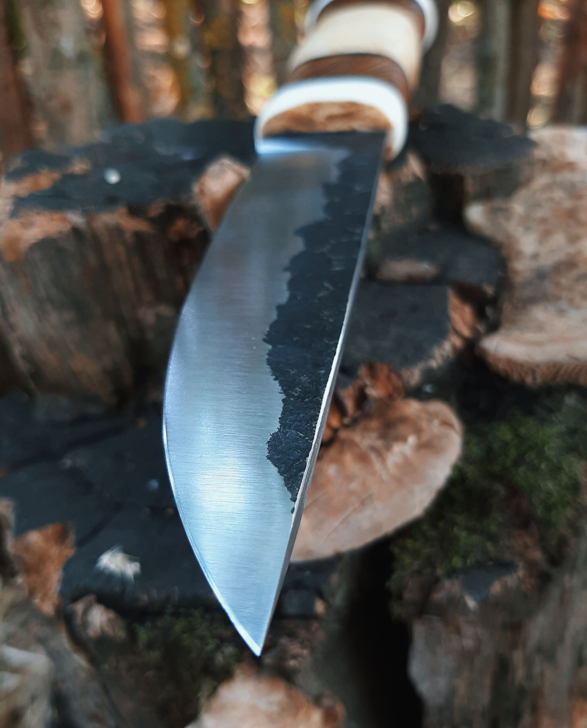 Bushcraft Knife Hand Outdoor Adventure Gift Fixed Blade Etsy