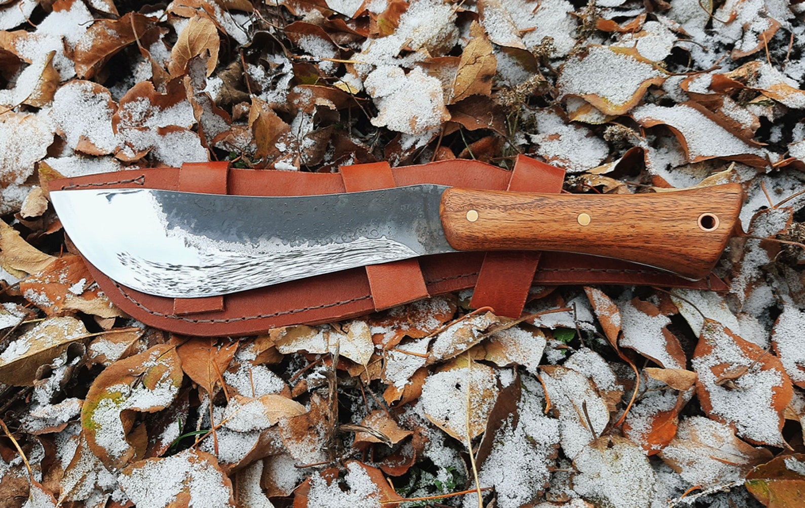 Hand Machete Bushcraft Gear Carbon Steel Machete Etsy