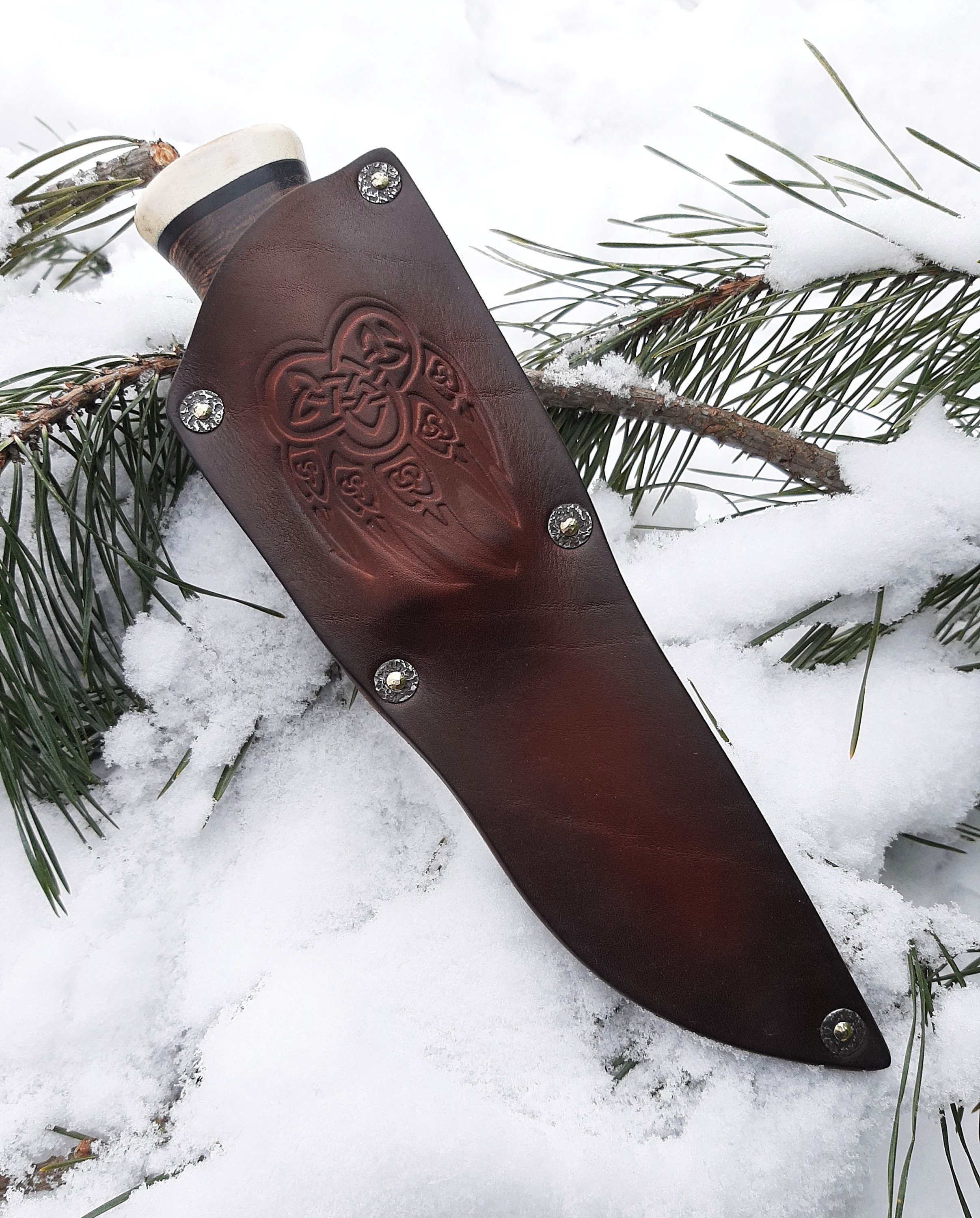 Bushcraft Knife Hand Outdoor Adventure Gift Fixed Blade Etsy