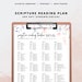 Chronological Bible Reading Plan - Scripture Tracker Florals | 52 Week ...