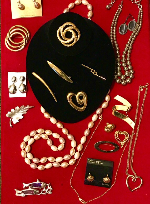 Monet Jewelry Lot Monet Brooch Monet Earrings NWT