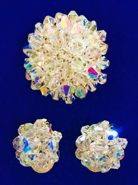 Aurora Borealis Crystal and Crystal Rhinestone Je… - image 6
