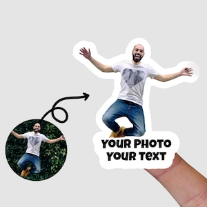 Photo Stickers | 2&quot; or 3&quot;, kiss-cut sticker sheets, water resistant, funny vinyl sticker for party favors