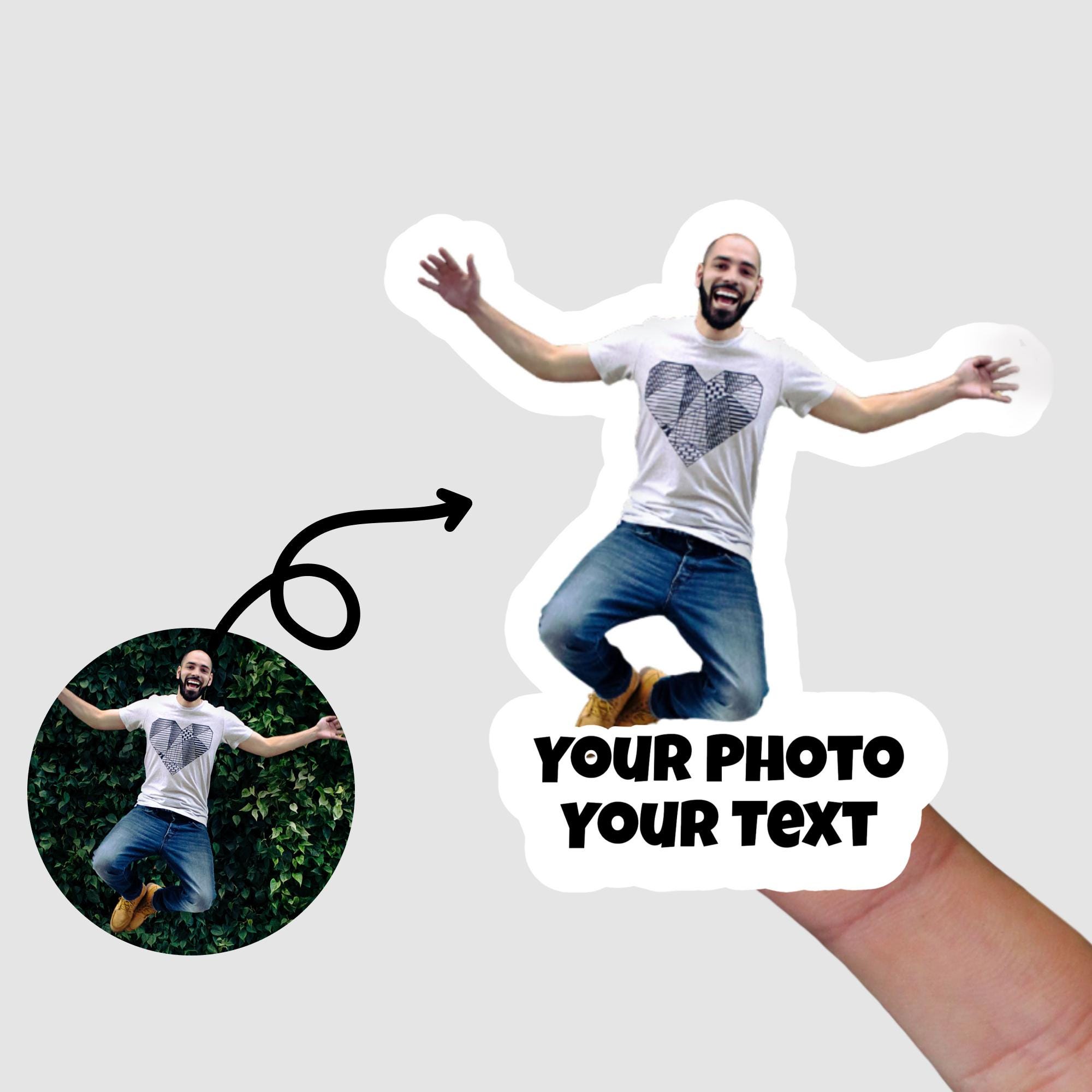 Photo Stickers | 2" or 3", kiss-cut sticker sheets, water resistant, funny vinyl sticker for party favors