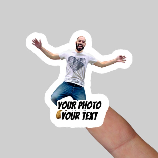 Photo Stickers | 2" or 3", kiss-cut sticker sheets, water resistant, custom funny vinyl sticker, laptop stickers, party favor stickers