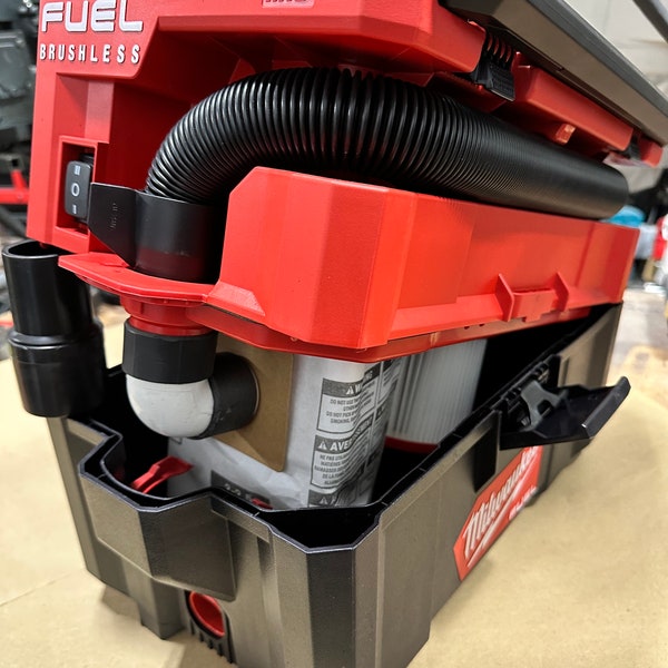 Milwaukee M18 FUEL Packout 2.5gal Vacuum Bag Filter Attachment Mod