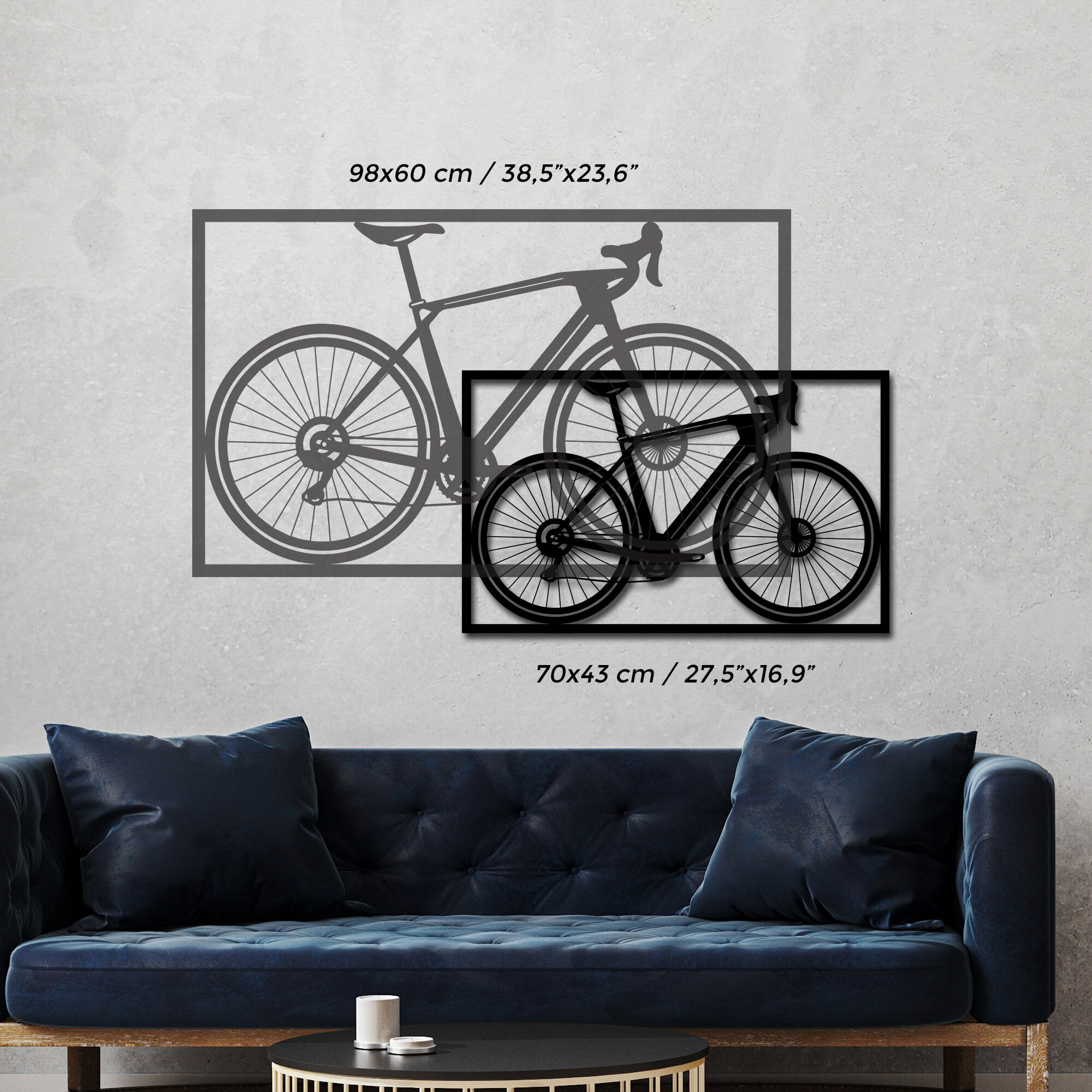 Metal Bicycle Wall Decor Metal Wall Art Bike Wall Decor Etsy