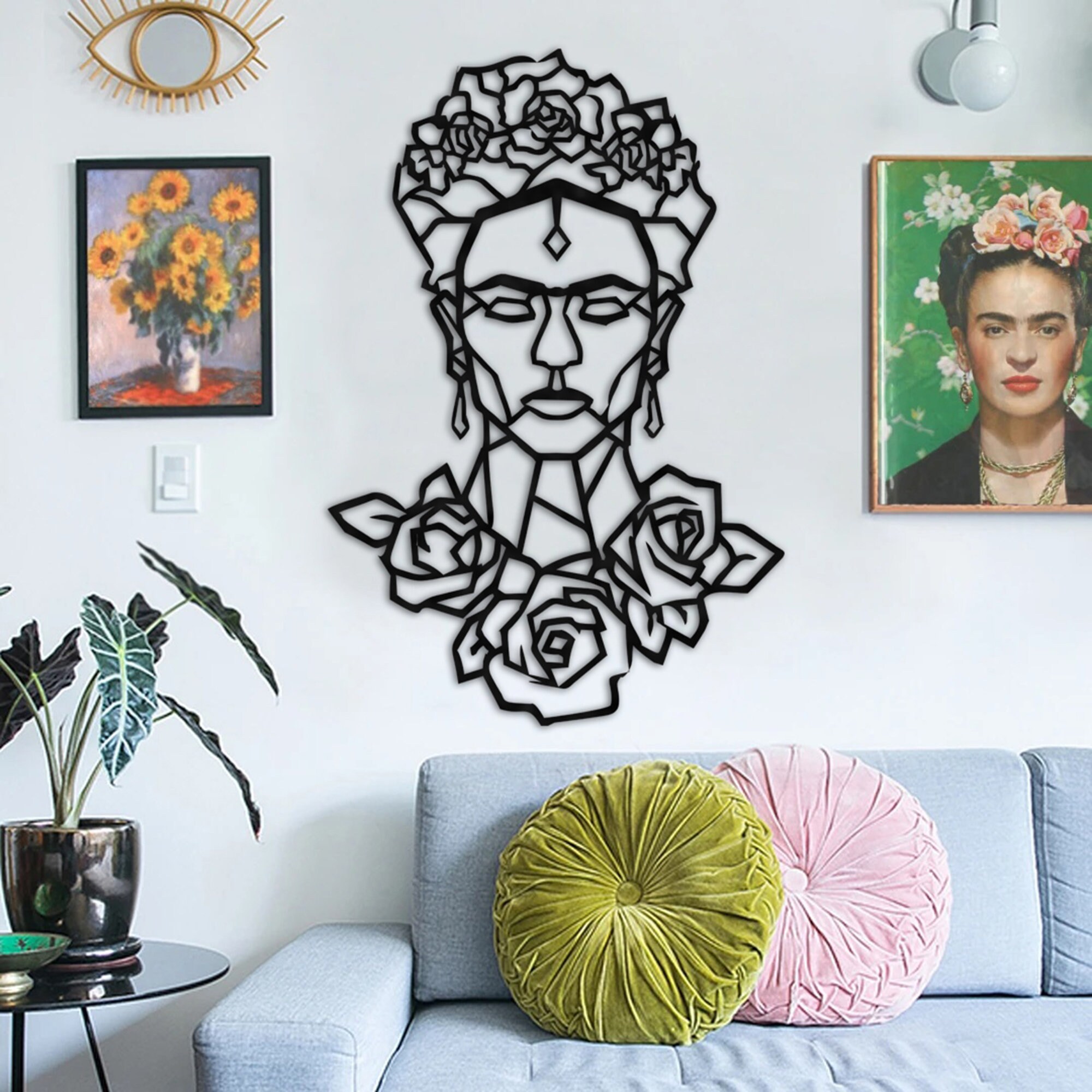 Frida Kahlo Metal Wall Art / Housewarming Gift / Graduation | Etsy