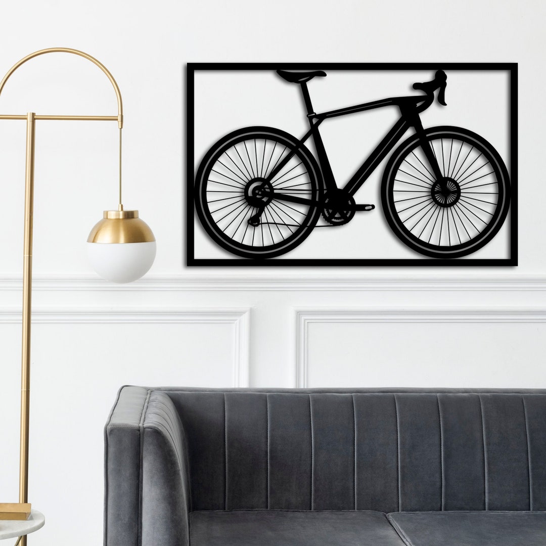 Metal Bicycle Wall Decor Metal Wall Art Bike Wall Decor Etsy