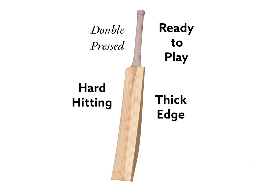 50MM Monster Edge Cricket Bat , Double Pressed, Punch Ping, Ready to