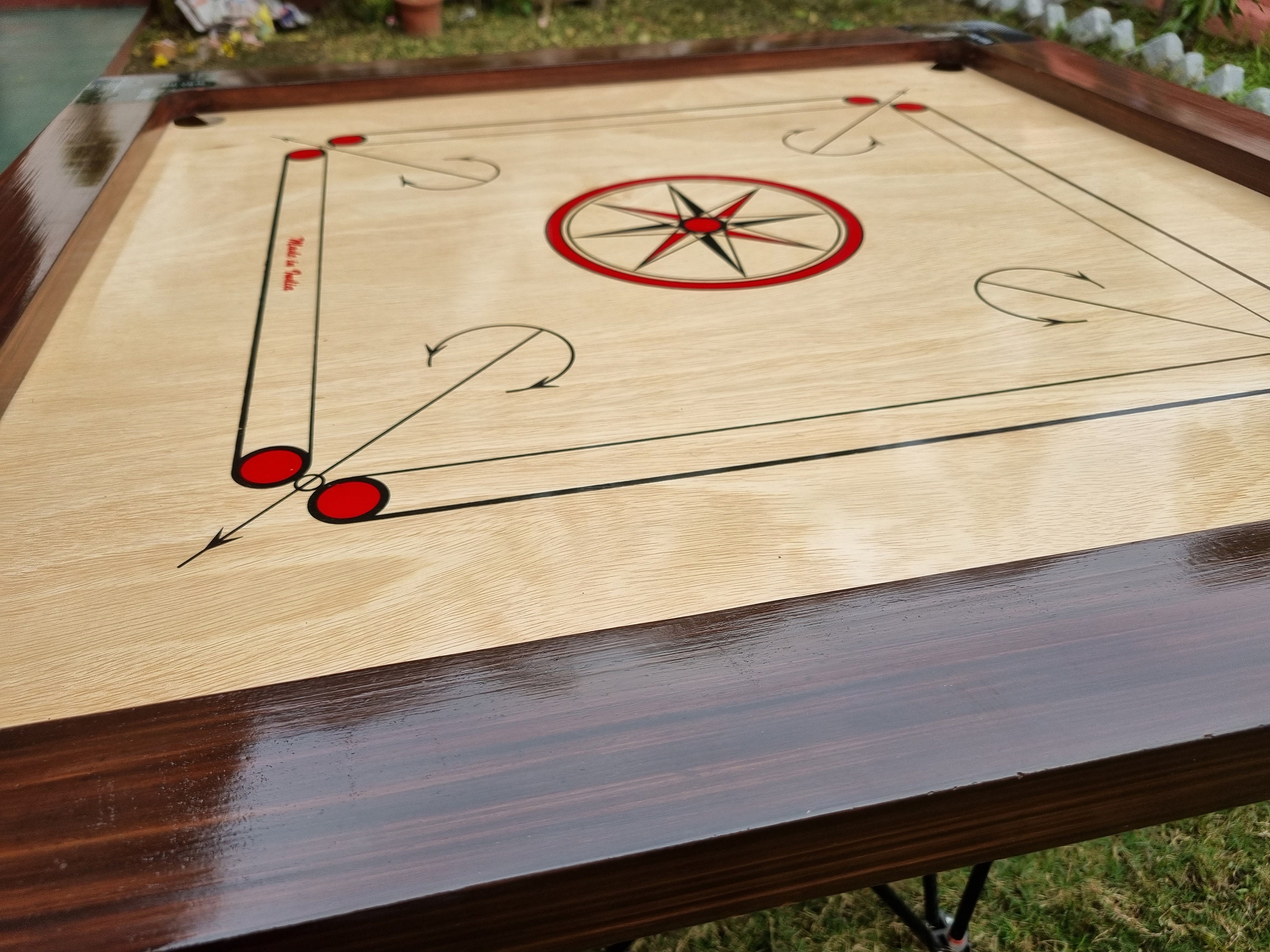 Professionelles Carrom Board Klassische Holzpolitur Volle - Etsy.de