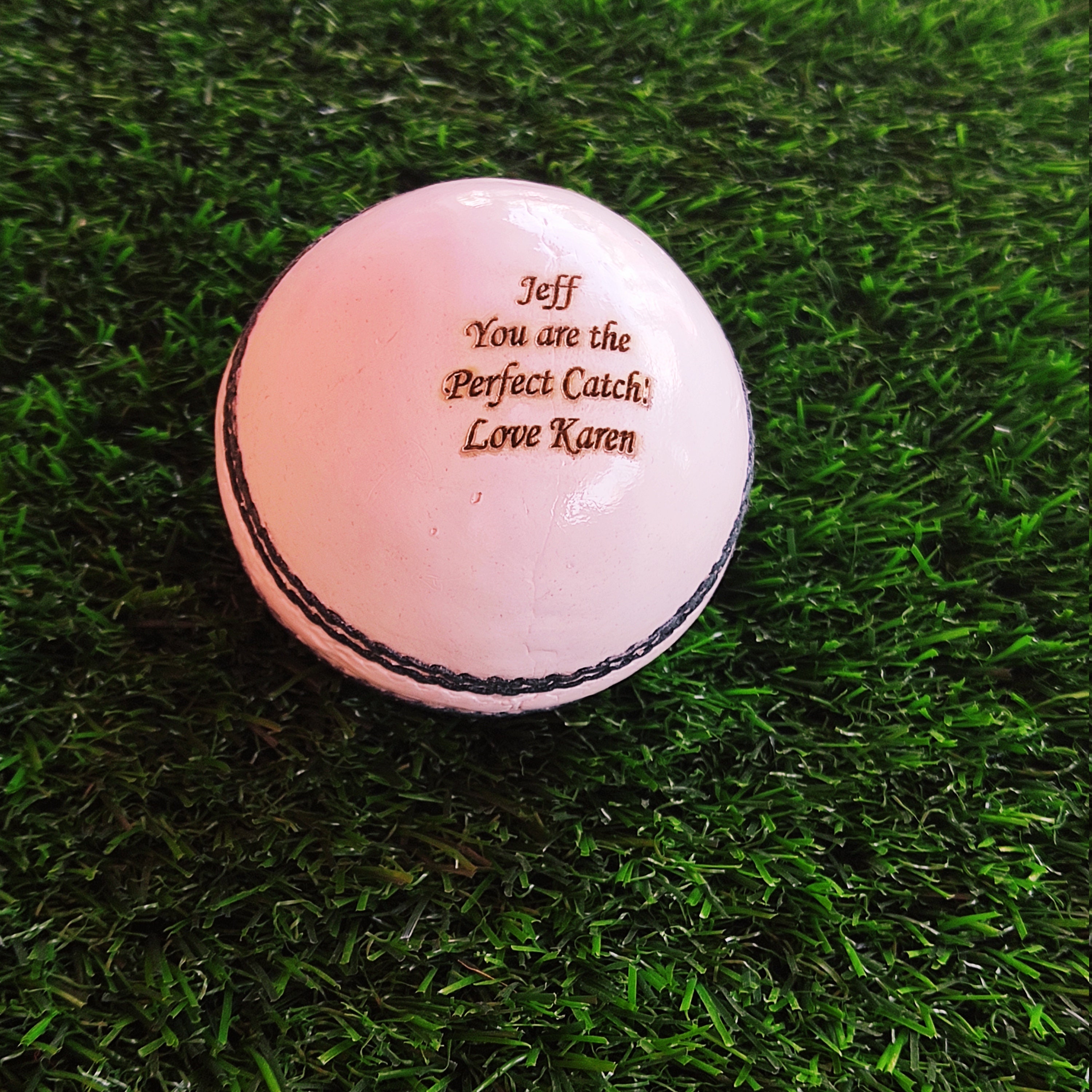 Engraved Cricket Ball Wedding Gift Leather Ball Gift Etsy