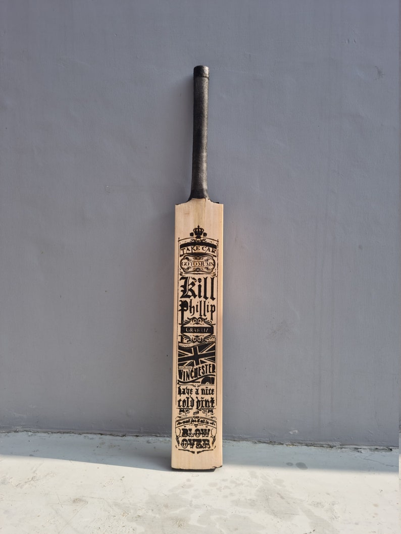 Shaun of the Dead Cricket Bat Replica Cricket Bat Prop Etsy