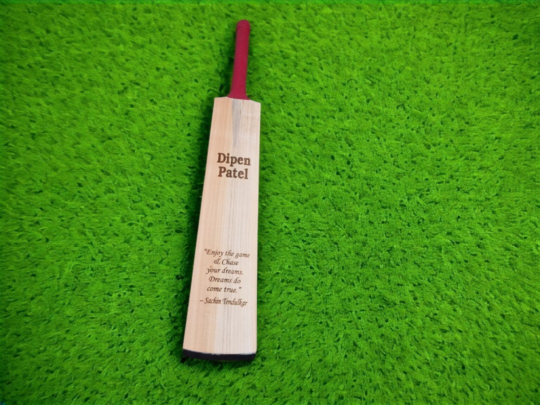 Complete Engraved Cricket Bat, Name ,signature and Text Cricket Bat
