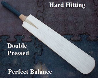 MS Dhoni Shape English Willow Cricket Bat, Light weight, Hard Hitting, Ready to Play, Double Pressed, Quick Dispatch