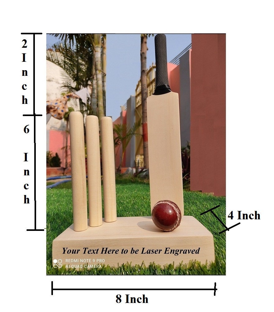 Personalized Cricket Gift Cricket Show Piece Cricket Etsy UK
