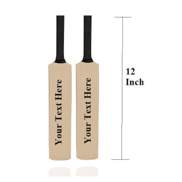 Personalized Miniature Cricket Bat Laser Engraved, Souvenir Bat, Gift Bat, Autograph Bat, Mini Bat (FREE Cricket Ball Keychain)