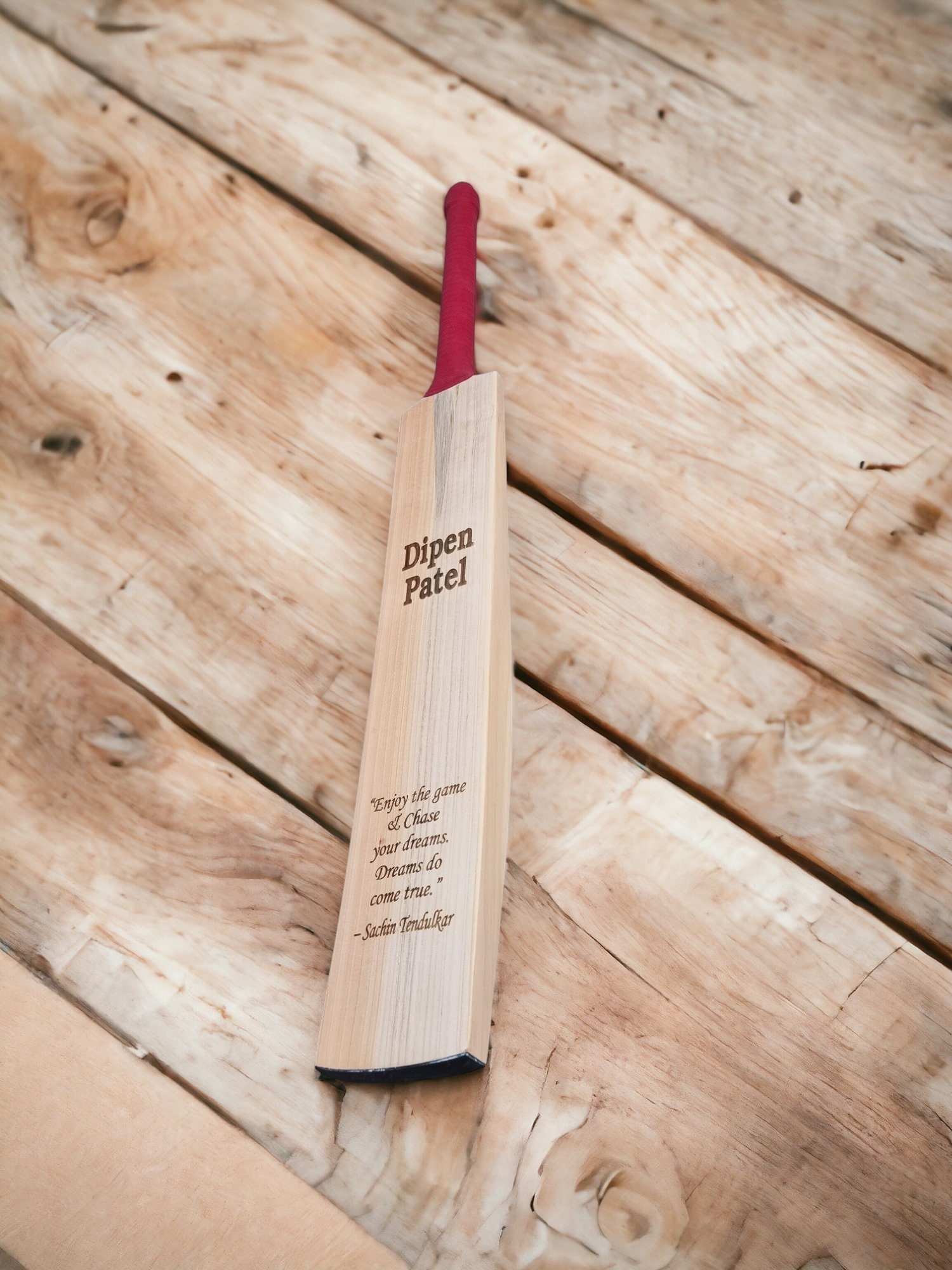 Complete Engraved Cricket Bat, Name ,signature and Text Cricket Bat